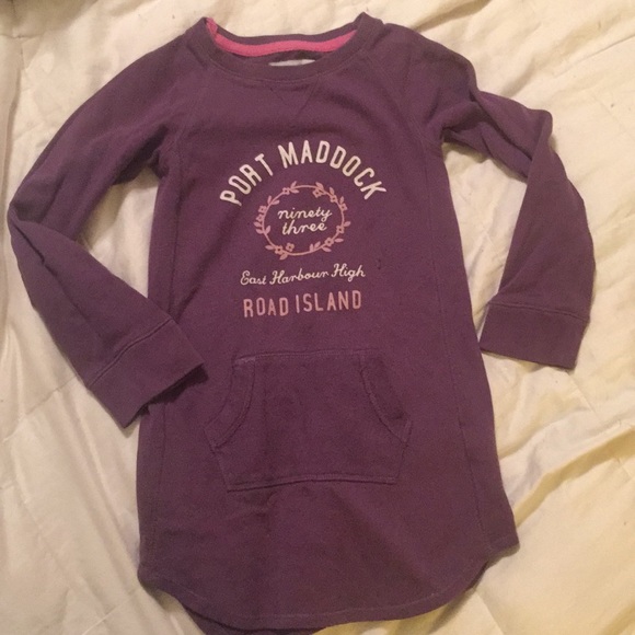 H&M L.O.G.G. Tunic Length Logo Sweatshirt - Picture 1 of 4